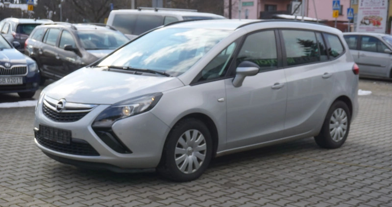 Opel Zafira cena 35500 przebieg: 152000, rok produkcji 2014 z Czerniejewo małe 497